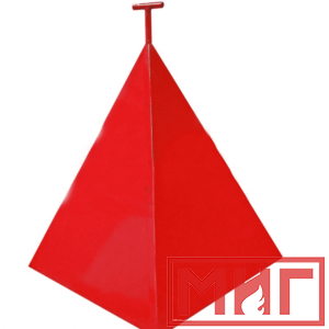 Фото 10 - Пожарная пирамида для пожарного гидранта 950x950x1150 (Четырехгранная).
